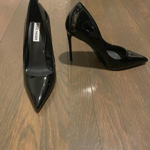 Steve Madden black patent leather pumps, size 8.5